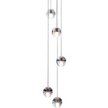 Bocci 14.5 Replica Iron and Crystal Pendant Light